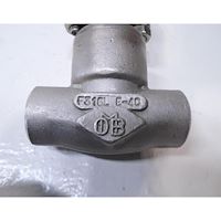 شیر کشویی 316 L استیل OMB
